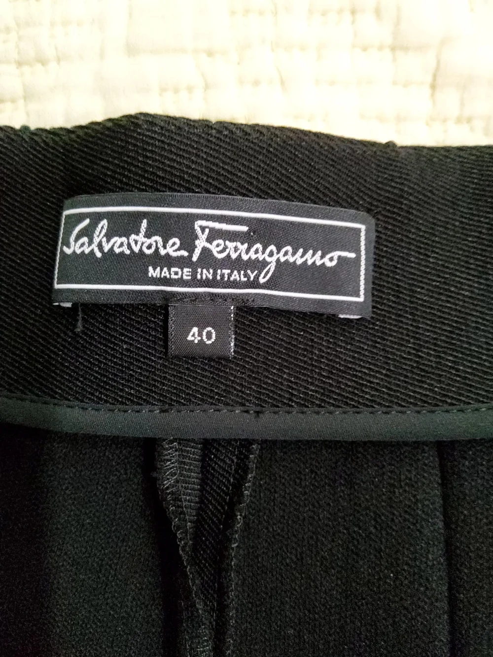 Salvatore Ferragamo Tailored Ponte Pants Size 40